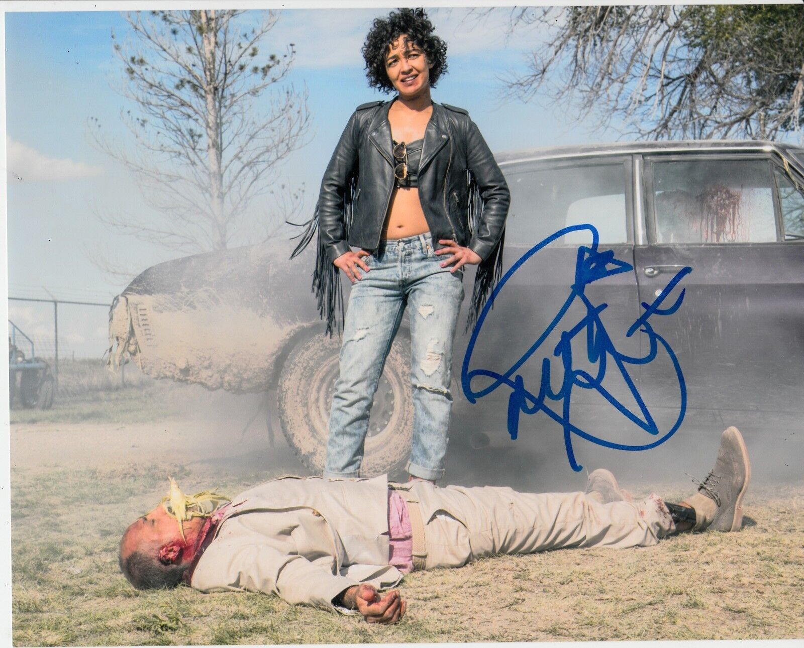 RUTH NEGGA SIGNED PREACHER Photo Poster painting UACC REG 242