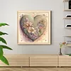 Flower Heart - 11CT Stamped Cross Stitch 50*50cm tapestrymarket