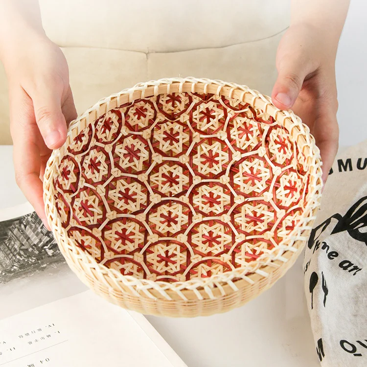 Bamboo Storage Basket & Fruit Basket | AvasHome
