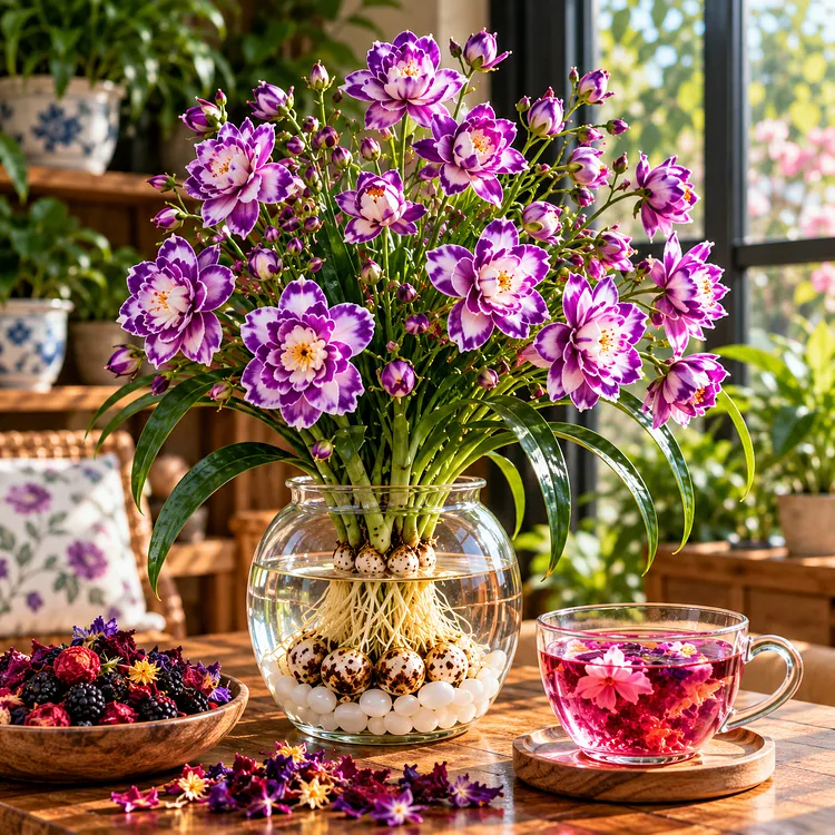 Tea flower bulb selection