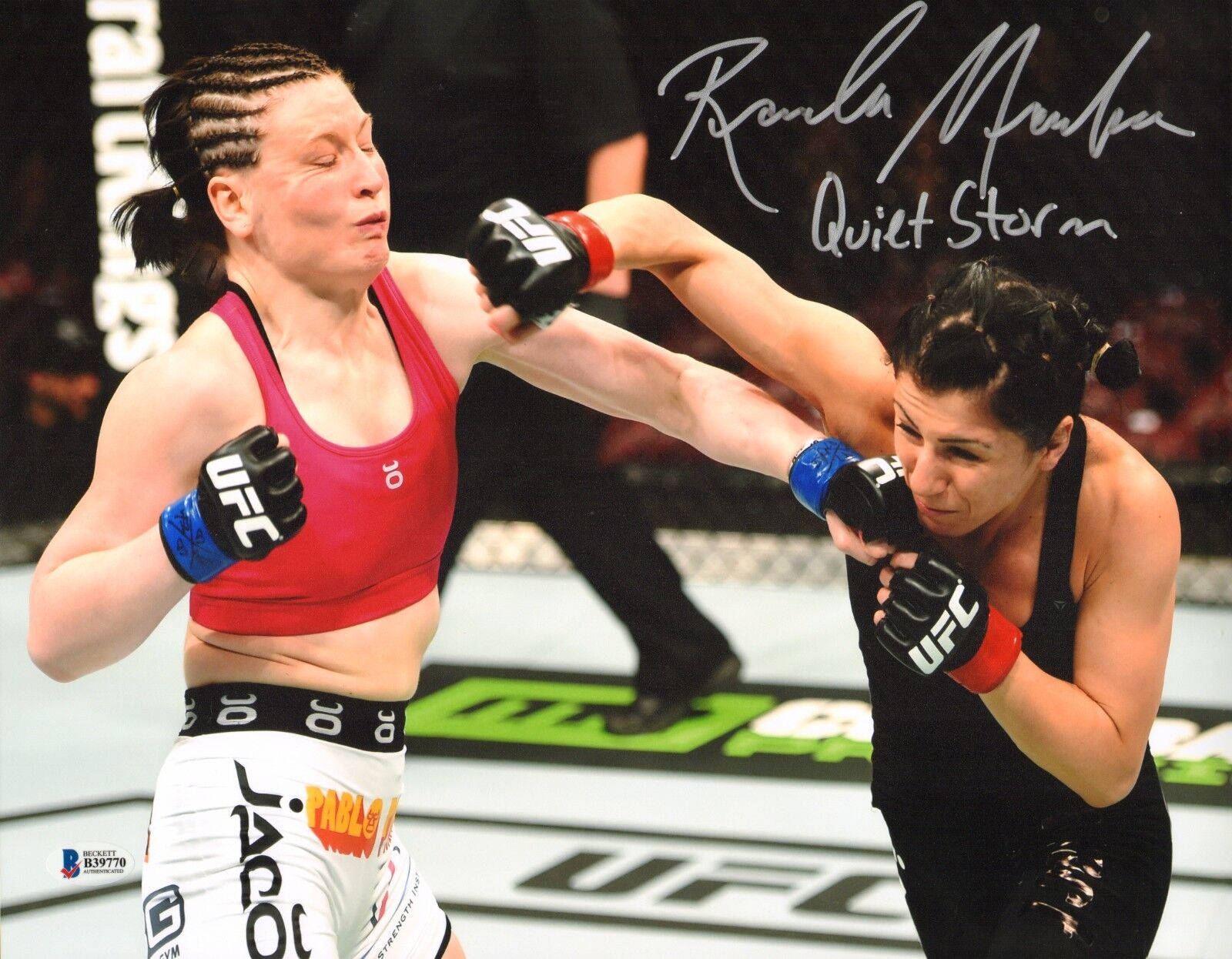 Randa Markos Signed UFC 11x14 Photo Poster painting BAS Beckett COA 186 Fight Picture Autograph
