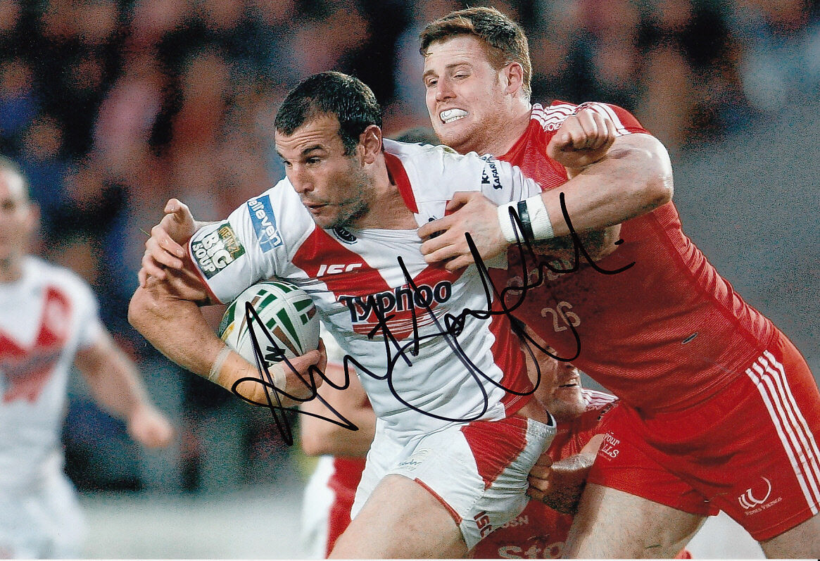 St Helens Hand Signed Anthony Laffranchi 12x8 Photo Poster painting 3.