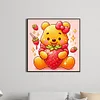 Diamond Painting -5D Full Round Drill Bear Strawberry