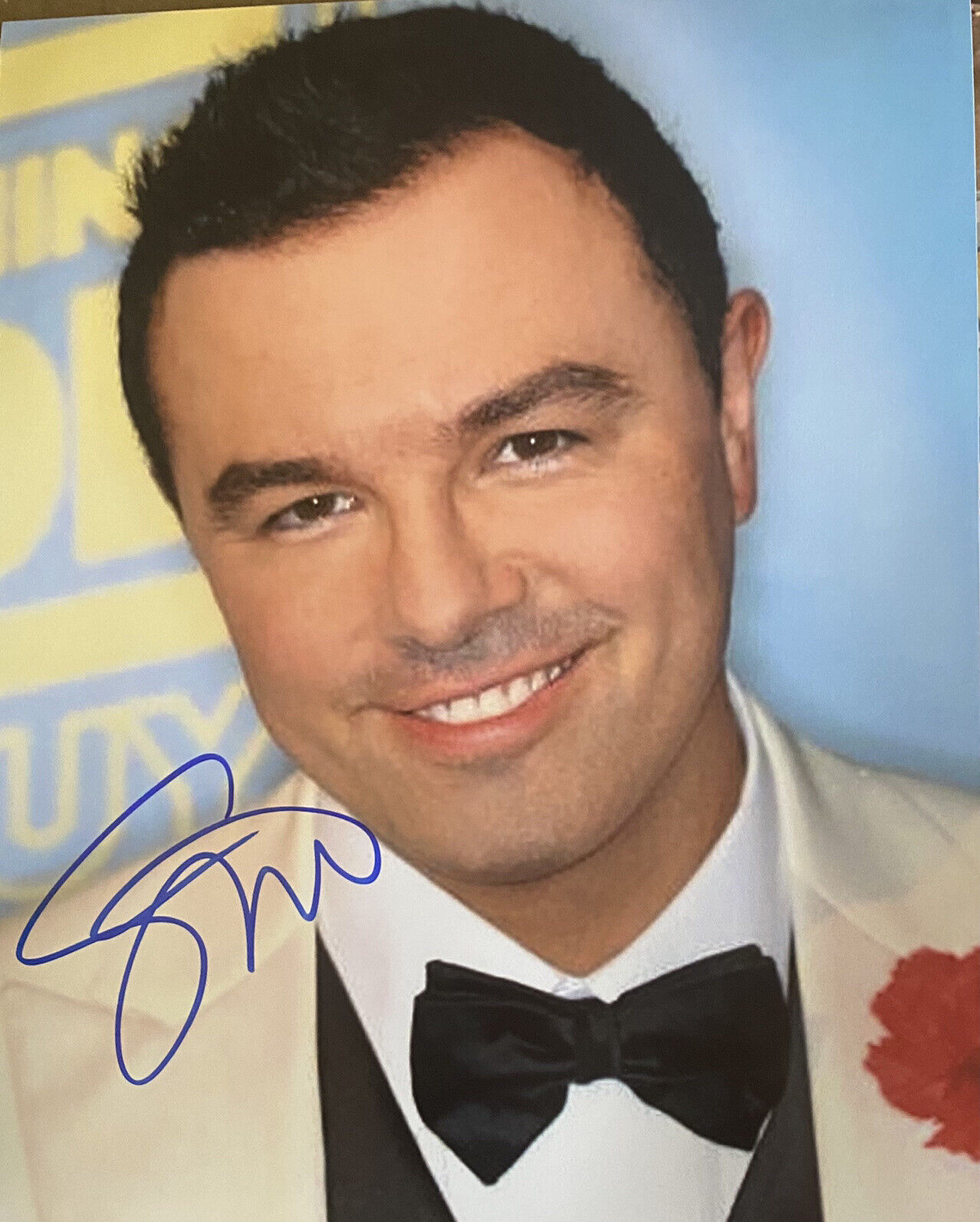 Seth MacFarlane Signed Autographed 8x10 Color Photo Poster painting Family Guy