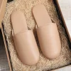 Spring and Autumn Home First Layer Lambskin Slippers for Women