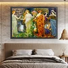 A Masque for the Four Seasons-14CT Stamped Cross Stitch 65*45cm