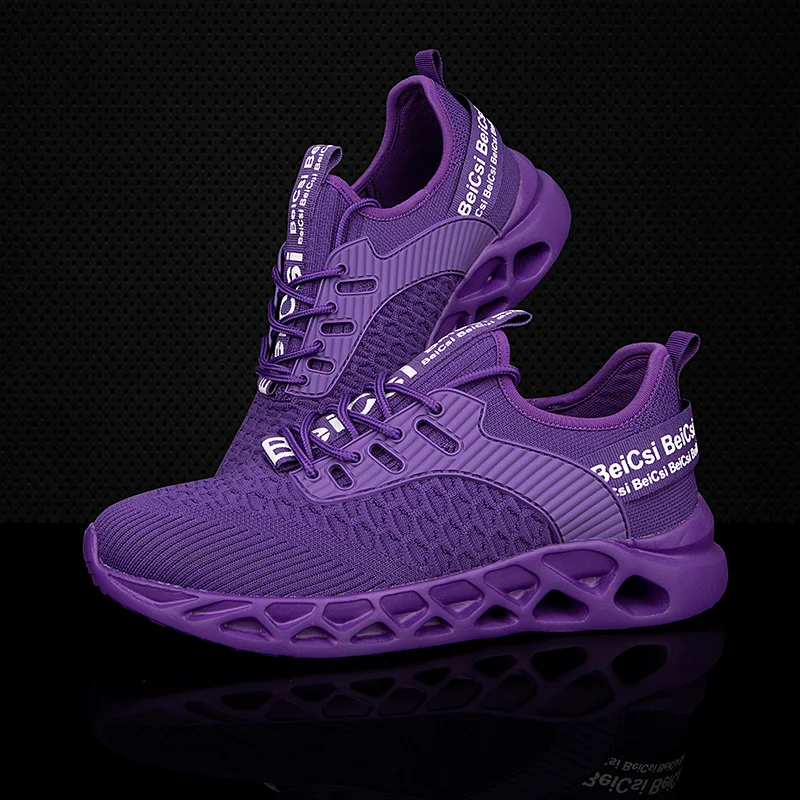 Softsfeel Women's Pain Free Perfect Walking Shoes - Purple