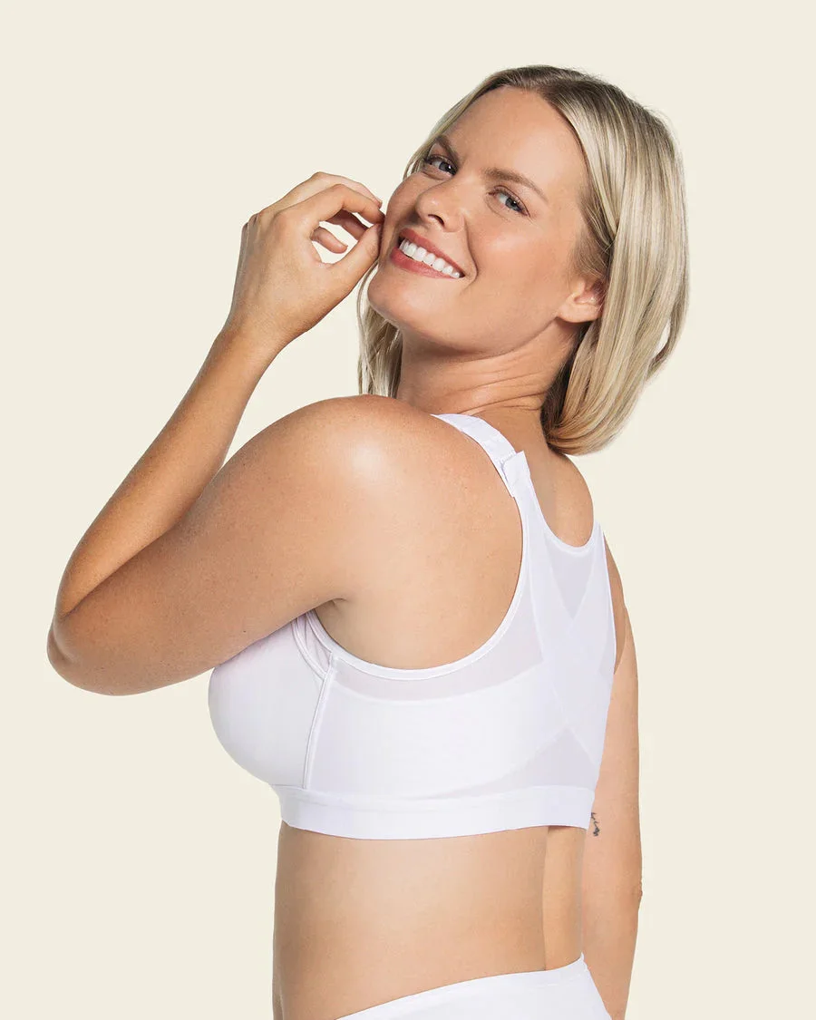 Adjustable Chest Brace Front Closure Bras (3 PACK)