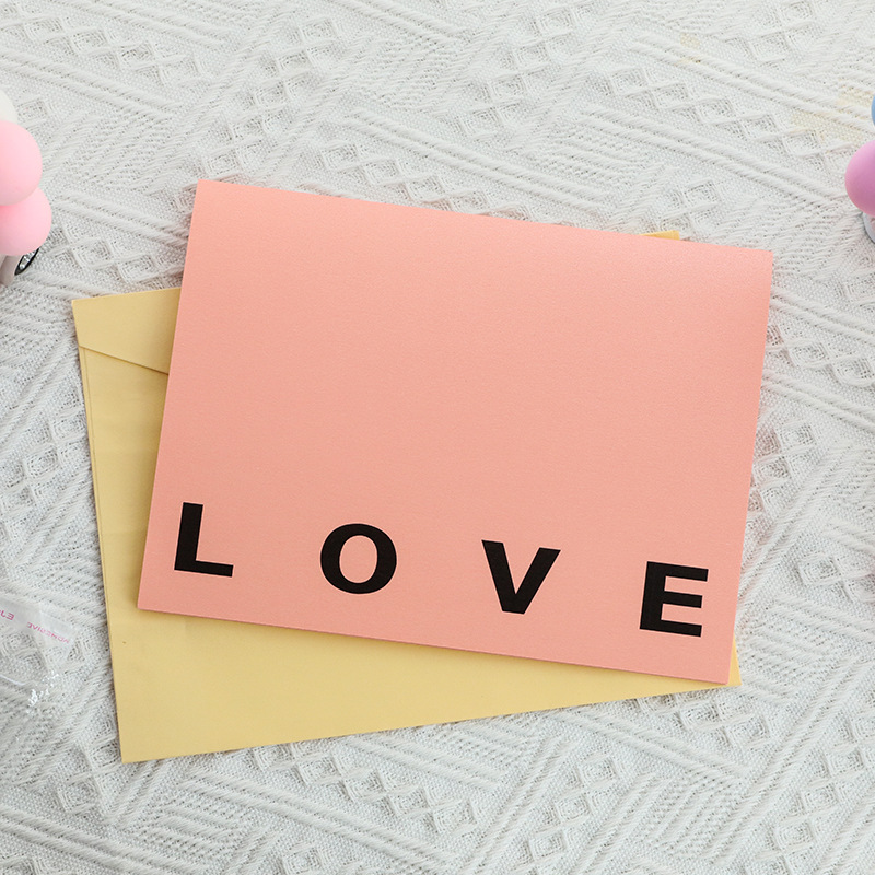 Pink Love 3D Greeting Card Creative Valentine's Day Gift Card For Couples-Jessemade AU