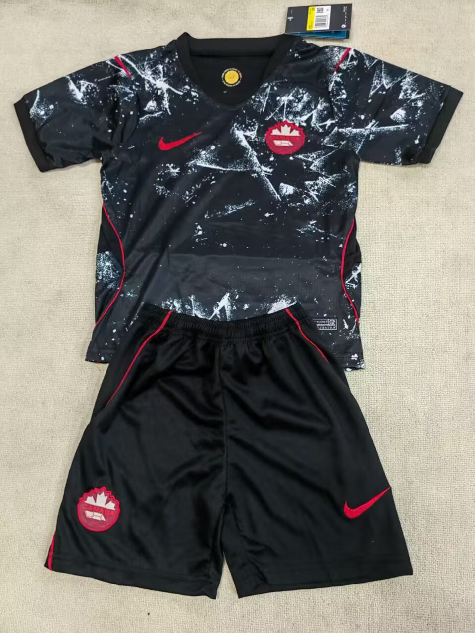 2026 Kids Size Canada Away Football Jersey 