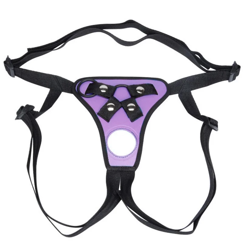 OJBK Adjustable Underwear Double Rings 4.5cm Dildos Applicable Strapon Harness Panty For Women Men Sexy Lingerie Gay Panties