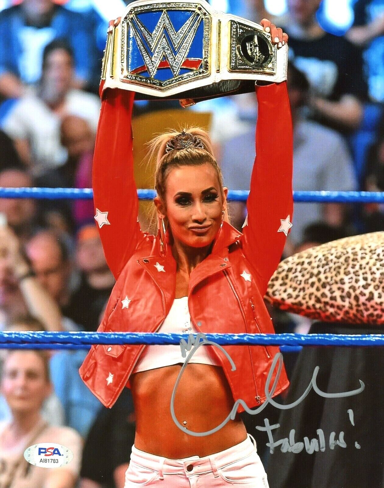 WWE CARMELLA HAND SIGNED AUTOGRAPHED 8X10 Photo Poster painting WITH PROOF AND PSA DNA COA 13