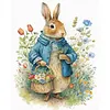 Rabbit Full Stamped Cross Stitch 11CT 3-Strand 40x50cm
