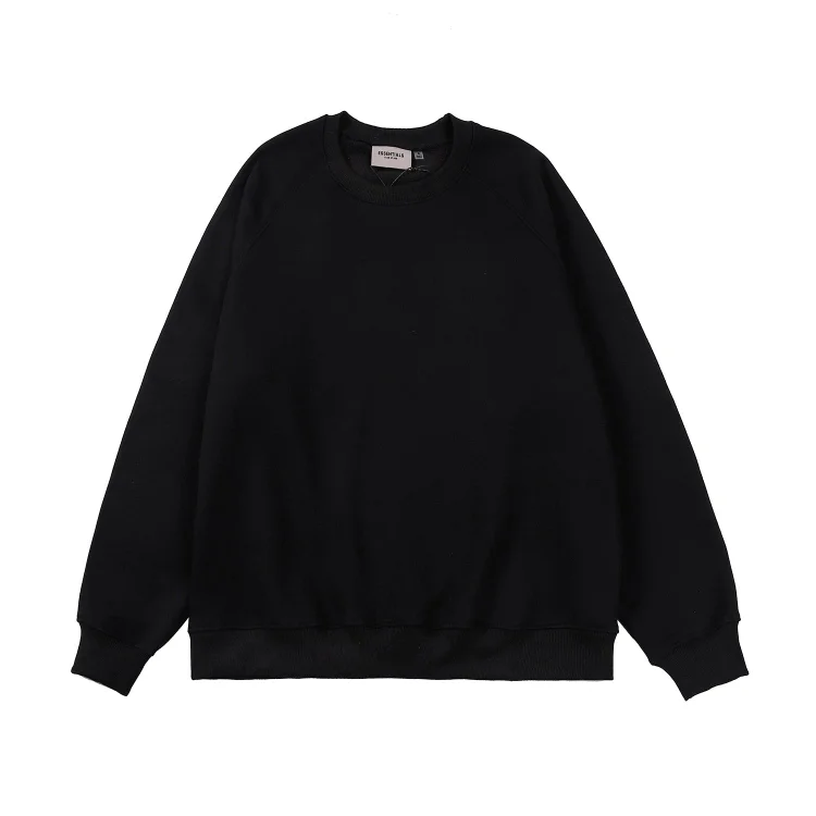 Fog Fear of God Sweatshirt Essentials Back Letter Crew Neck Brushed Hoody Loose Base Shirt