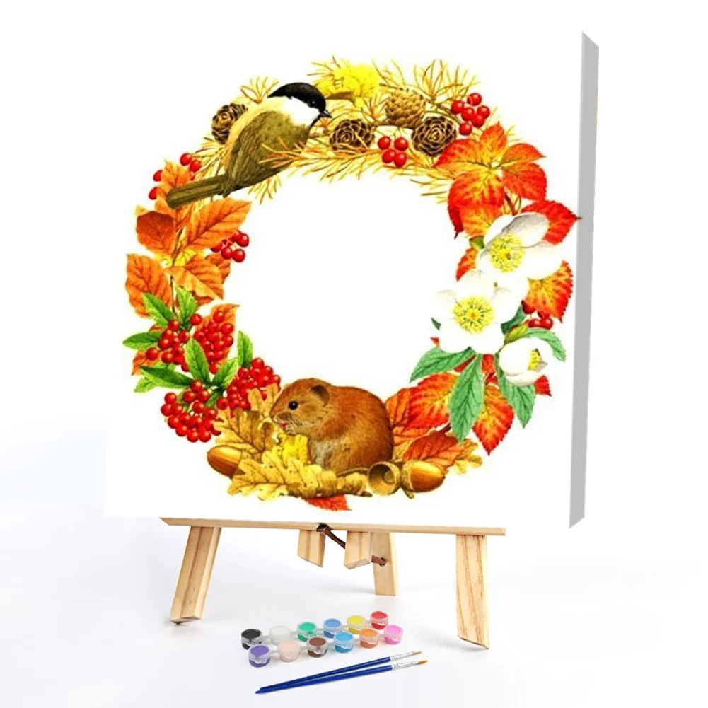 Wreath - Paint By Numbers(40*40CM)