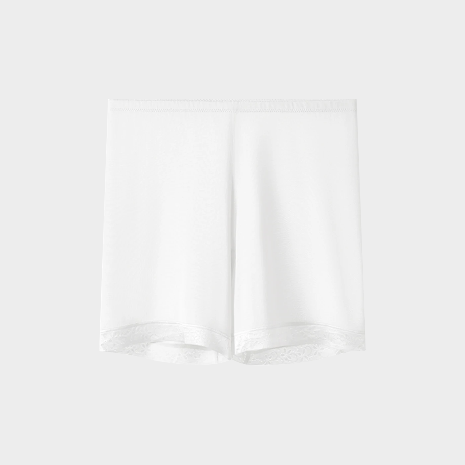 100% Silk Lace Boy Shorts Panties Mid Waist REAL SILK LIFE