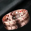 Magnetic Therapy Healing Bracelets - Black, Silver, Gold