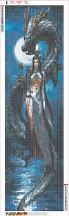 Dragon Beauty-Full Round/Square Diamond Painting(110*35cm)