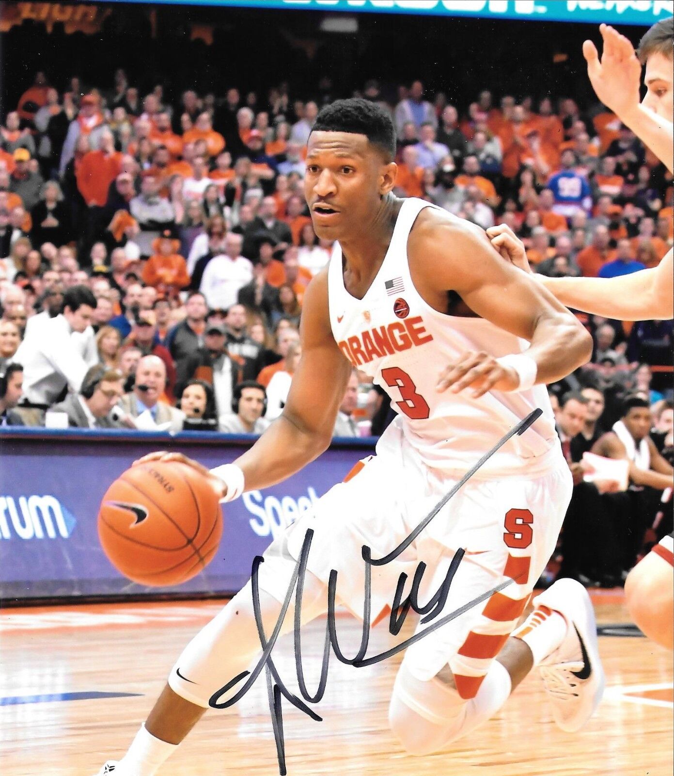 ANDREW WHITE HAND SIGNED SYRACUSE ORANGE 8X10 Photo Poster painting W/COA