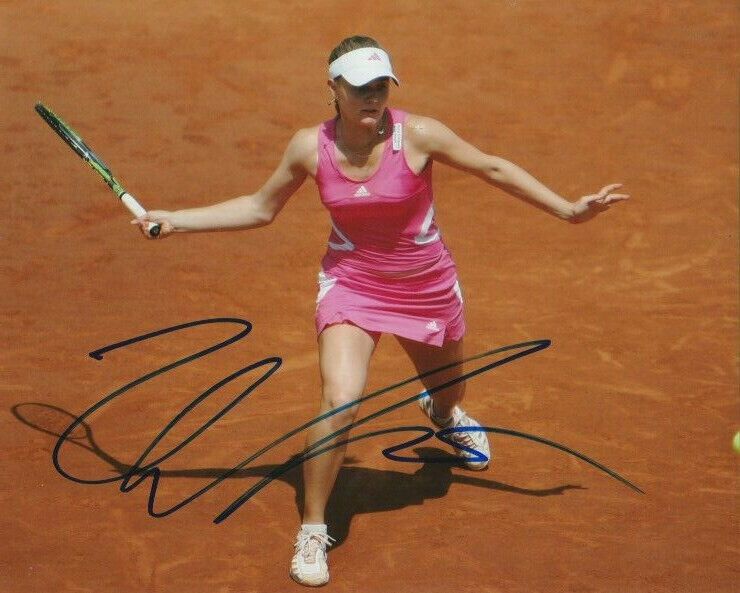 SEXY ANNA CHAKVETADZE SIGNED WTA TENNIS 8x10 Photo Poster painting #5 Autograph PROOF