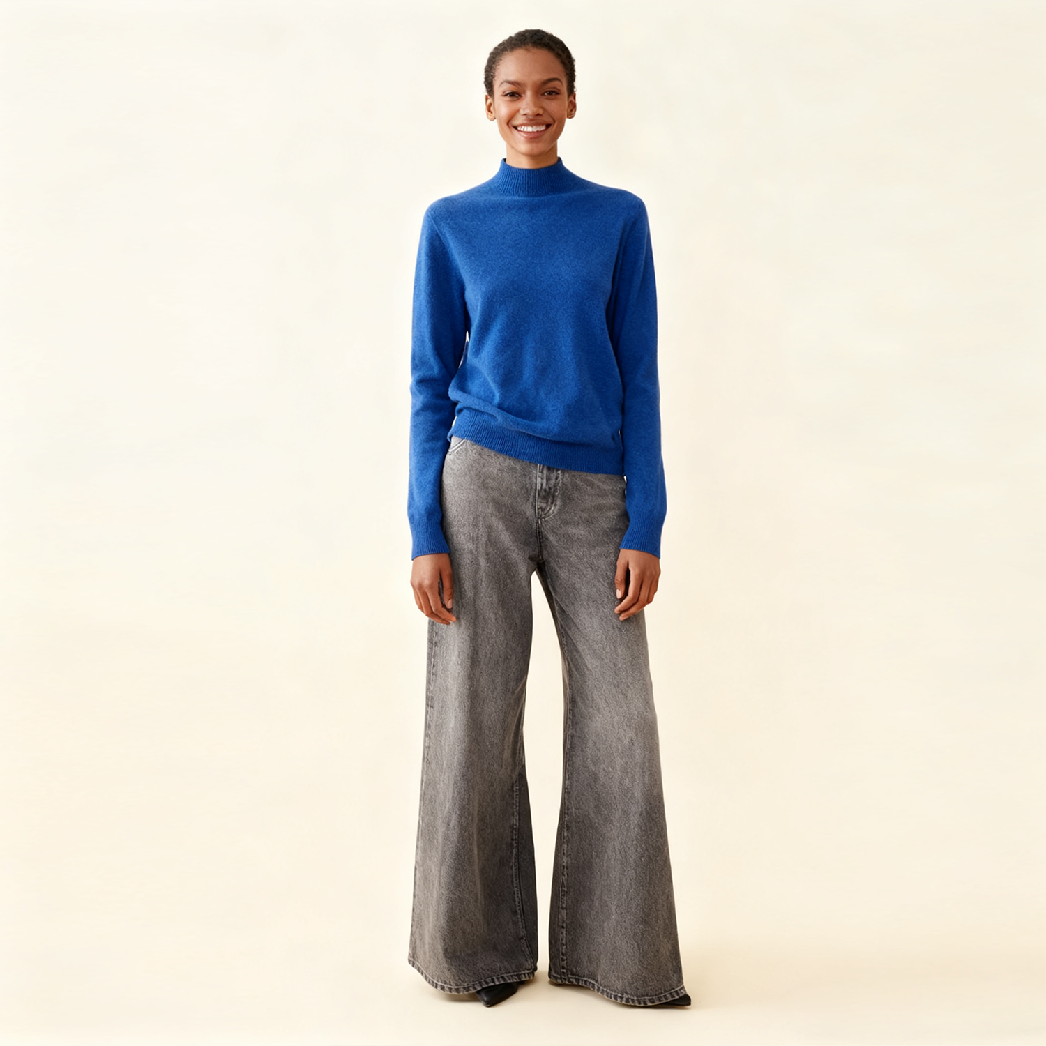 Women's 100 Cashmere Sweater REAL SILK LIFE