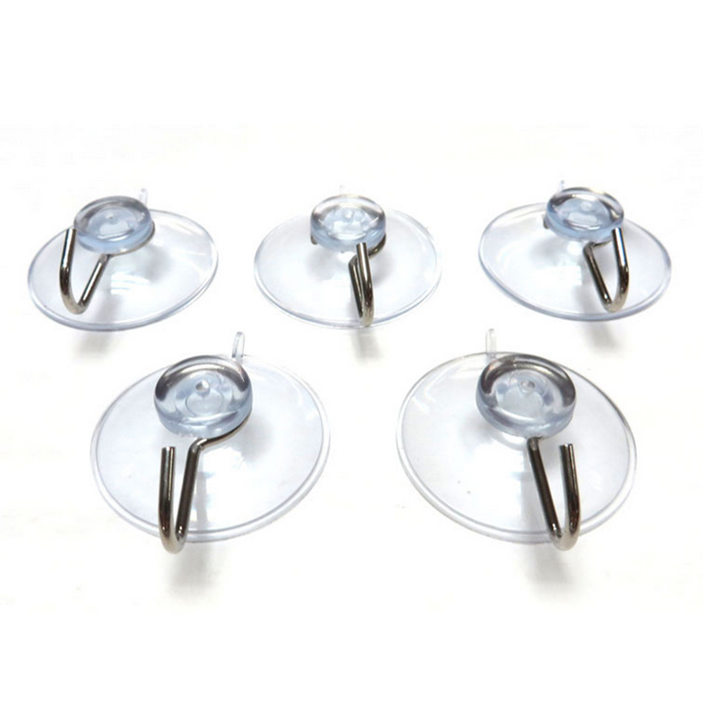 

Transparent Mushroom Head Large Suction Cup Hook Environmental Protection, 501 Original