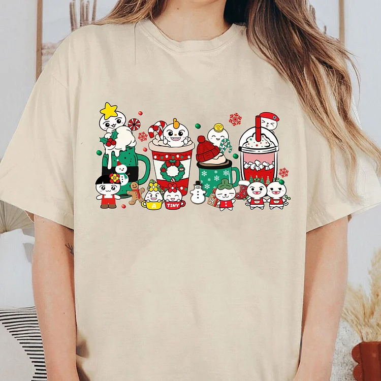 ATEEZ Teez-Mon Christmas Coffee T-Shirt