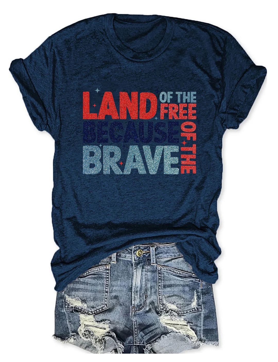 Land Of The Free Because Of The Brave T-shirt