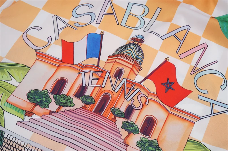 Casablanca 2023 new silk long-sleeved shirt