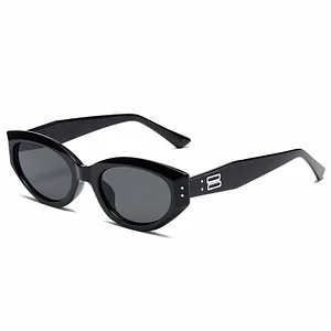 Aprileye Retro cat eye sunglasses women's trendy small face fashionable high-end street shooting ins sunglasses