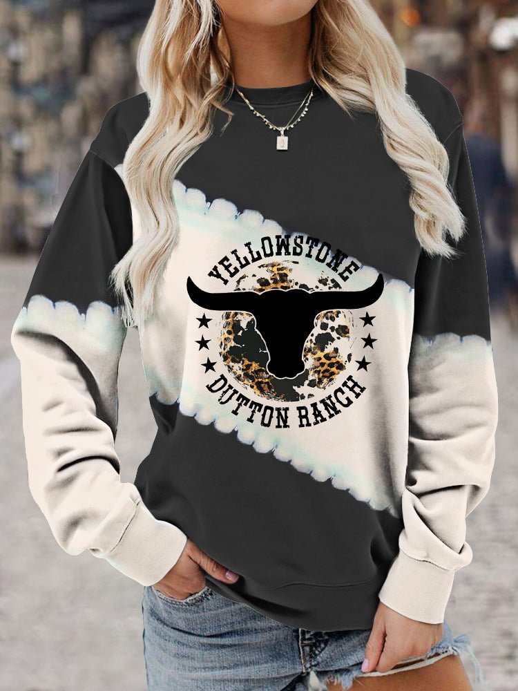 Yellowstone Dutton Ranch Color Block Sweatshirts - vzzhome