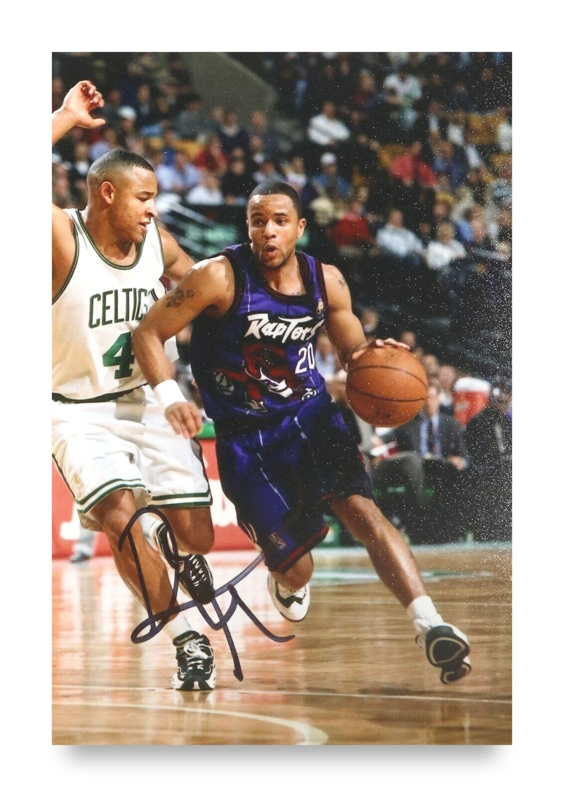 Damon Stoudamire Signed 6x4 Photo Poster painting Toronto Raptors Basketball NBA Autograph + COA