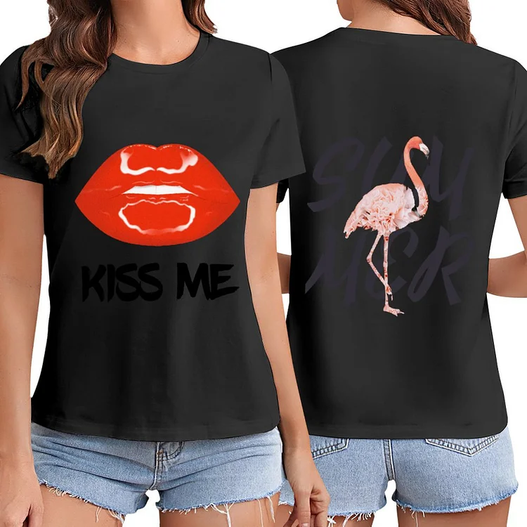 Kiss me T-shirt Women
