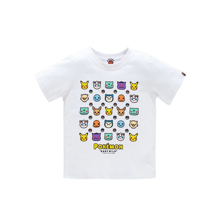 A Ape Print for Kids T Shirt Summer Boys and Girls Small and Older Kids Short Sleeve T-shirt