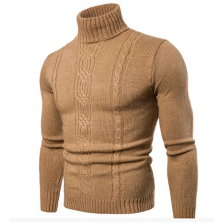 BrosWear Turtleneck Twist Sweater