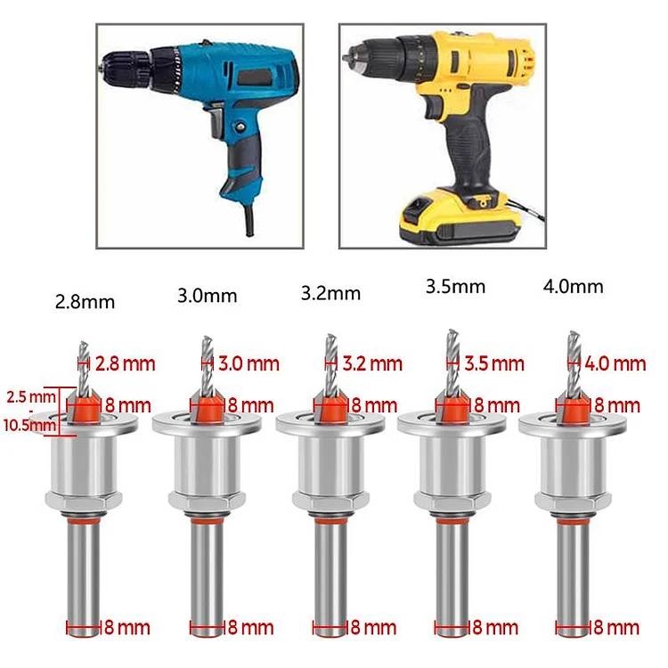 Pousbo® Adjustable Countersink Drill Bit