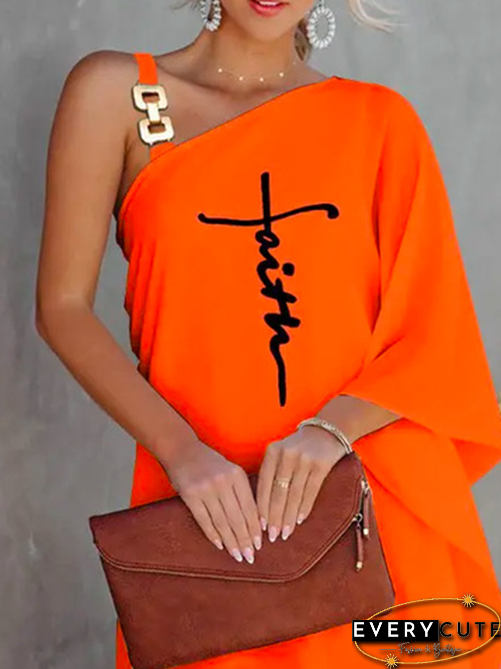 Casual Text Letters Dresses