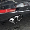 Dual Outlet Car Exhaust Tip Stainless Steel Auto Muffler Silencer Accessories