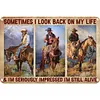 Cowboy - Vintage Metal Signs - 20*30cm/30*40cm - Western