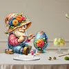 Diamond Painting Acrylic Easter Gnome Tabletop Ornaments Decorations for Adult Beginner Home Decor DIY Crafts Gift