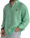 Men's Stylish Linen Cotton Button Down Shirt
