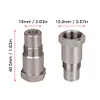 9pcs - Extension Filter Stainless Steel Oxygen Sensor Extension Spacer O2 Sensor Spacer