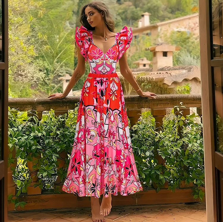 💃【Versace】Bañadores y faldas de una pieza estampados