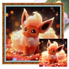 Pokémon Eevee-11CT Stamped Cross Stitch 40*40cm/15.75*15.75in