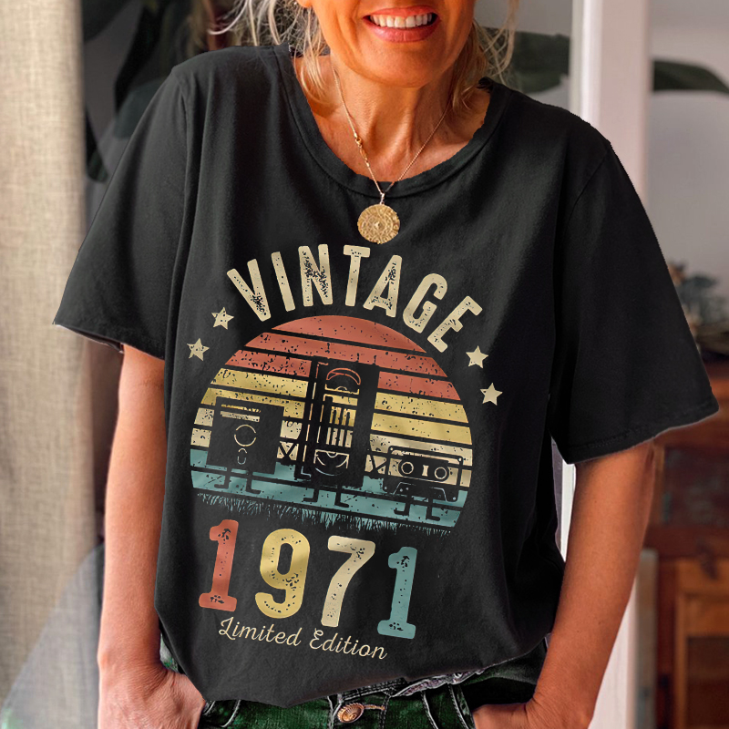 Vintage 1971 Limited Edition Music Equipment Graphic Tees