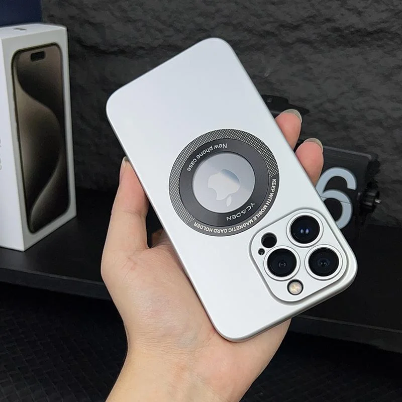 For iPhone 15/14 Series Hollow Out Frosted Mobile Phone Case