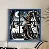 Window Gnome-11CT Stamped Cross Stitch 40*40cm/15.75*15.75in tapestrymarket