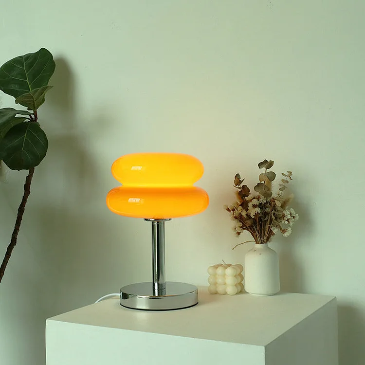 Modern Glass Tart Design 1-Light Table Lamp socialshop