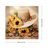 Sunflower Hat-Paint by Numbers Acrylic Painting 40*40CM