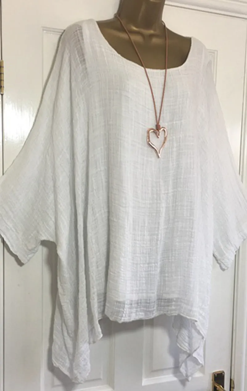 Brownm Fresh And Sweet Long Sleeve Top Loose-fitting Batwing T-shirt